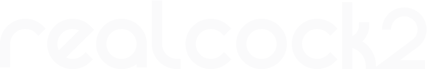 realcock  logo white